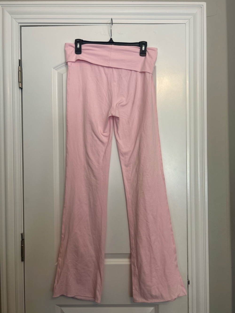 Skims Stretch Cotton Jersey Foldover Pants - Picture 5 of 5